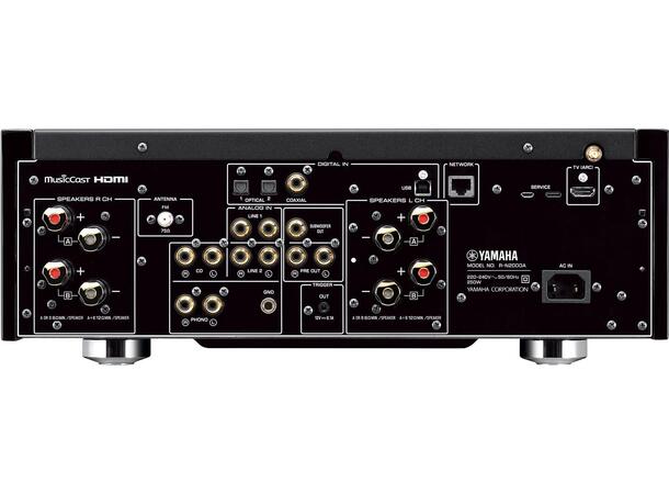 Yamaha R-N2000A stereoforsterker - Sort HDMI ARC, Streaming, MusicCast 