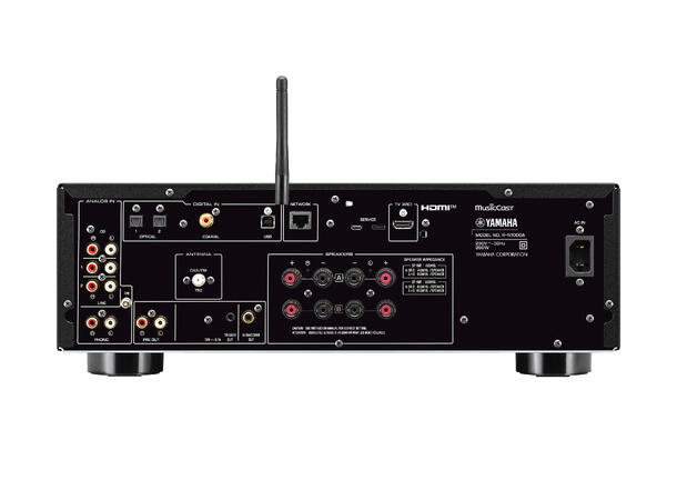 Yamaha R-N1000A stereoforsterker - Sølv HDMI ARC, Streaming, MusicCast 